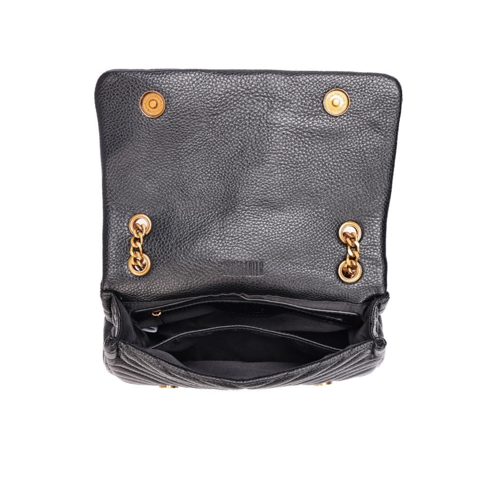 Bolsa Santa Lolla Preta Alça De Ombro Corrente