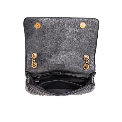 Bolsa Santa Lolla Preta Alça De Ombro Corrente