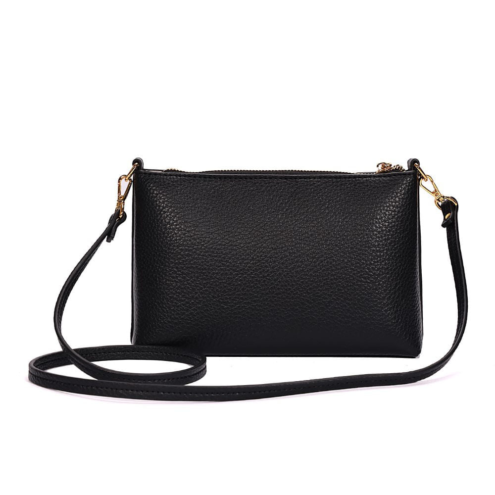 Bolsa Santa Lolla Preta Alça Transversal