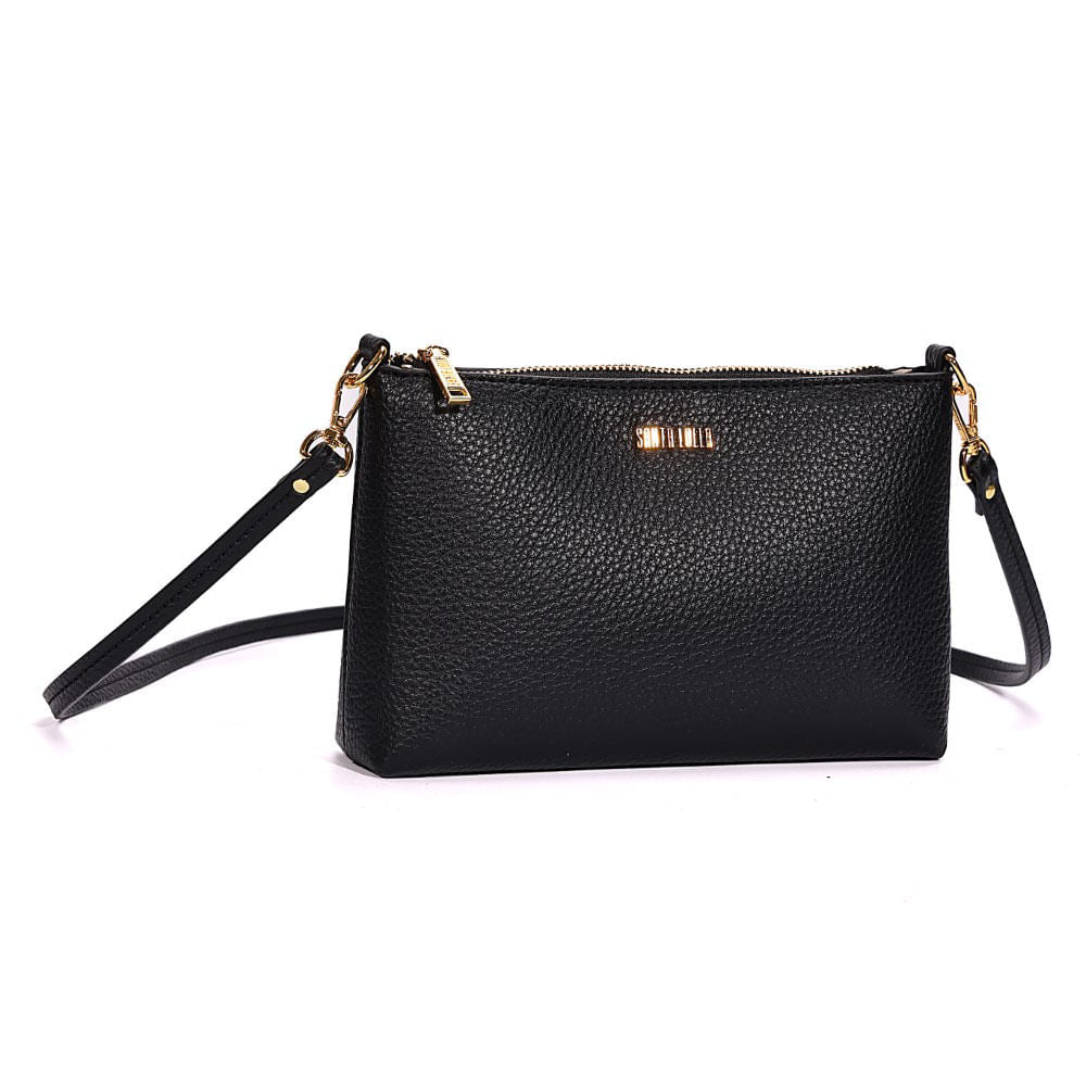 Bolsa Santa Lolla Preta Alça Transversal