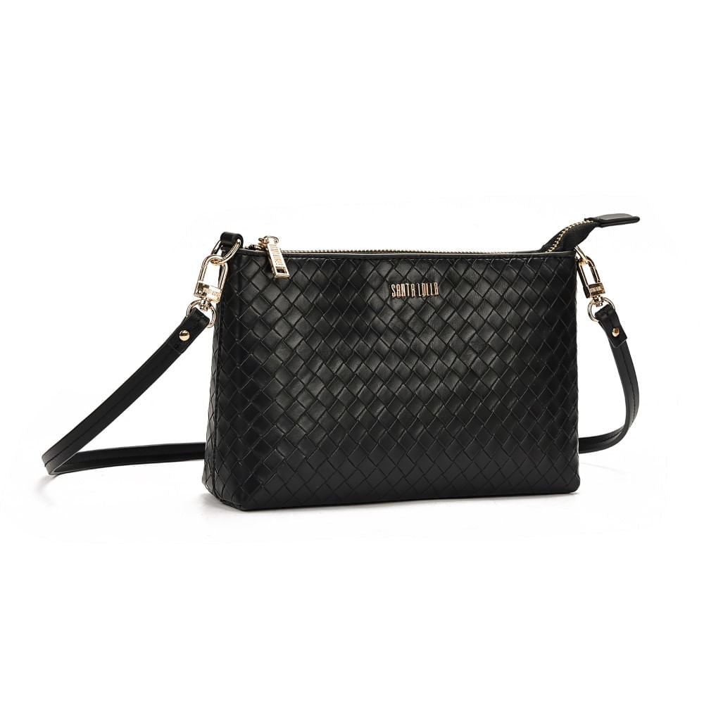 Bolsa Santa Lolla Preta Alça Transversal