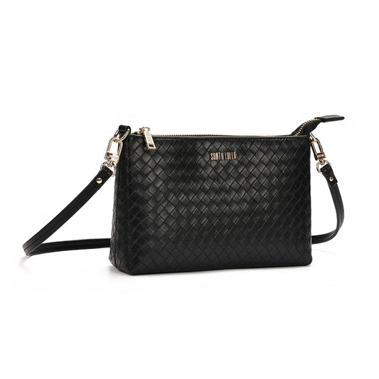 Bolsa Santa Lolla Preta Alça Transversal