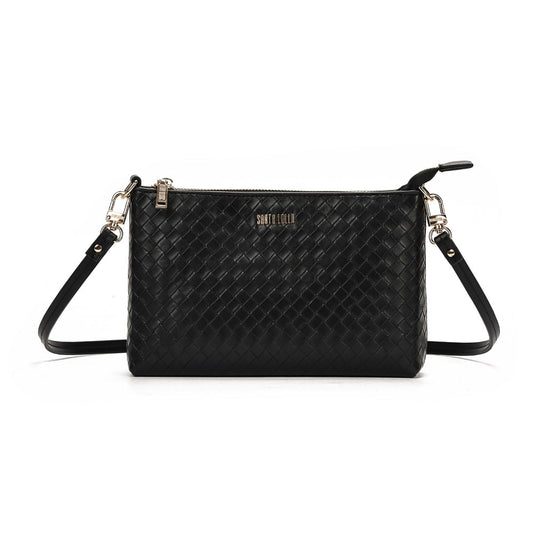 Bolsa Santa Lolla Preta Alça Transversal