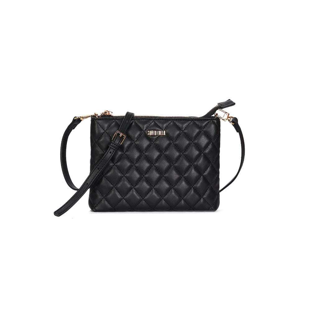 Bolsa Santa Lolla Preta Alça Transversal