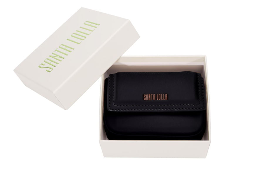 Bolsa Santa Lolla Preta Alça Transversal