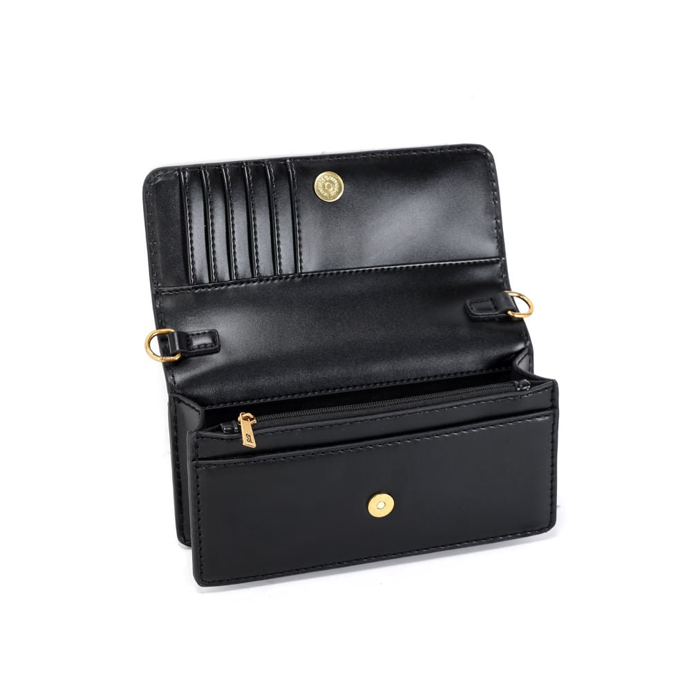 Bolsa Santa Lolla Preta Alça Transversal 