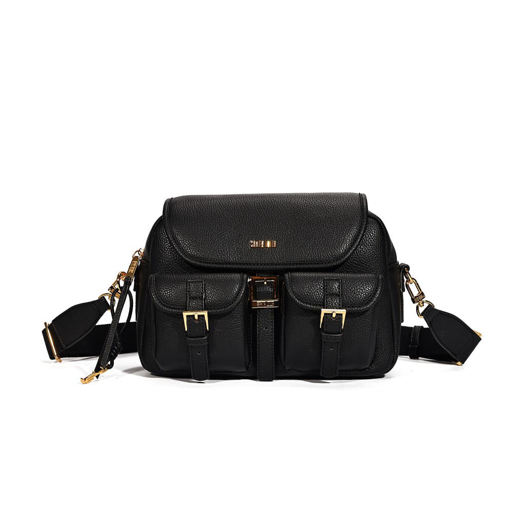 Bolsa Santa Lolla Preta Bucket Transversal