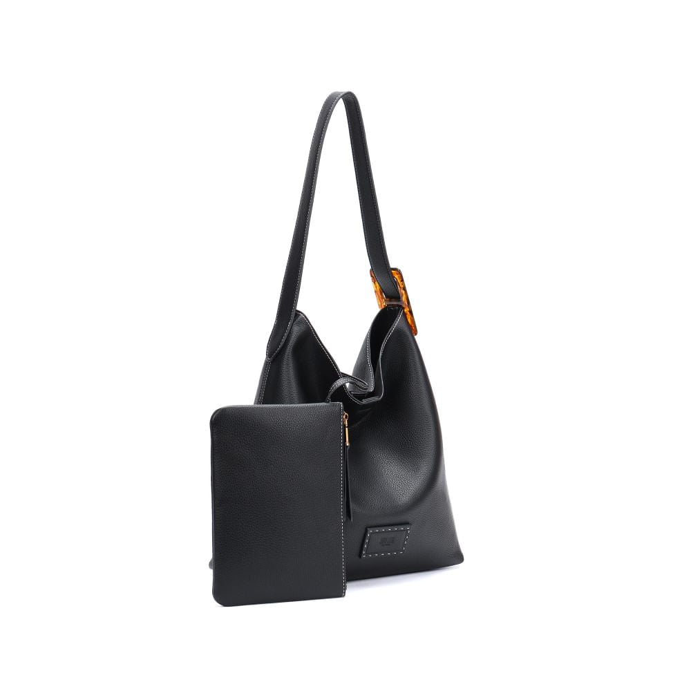 Bolsa Santa Lolla Preta Com Clutch