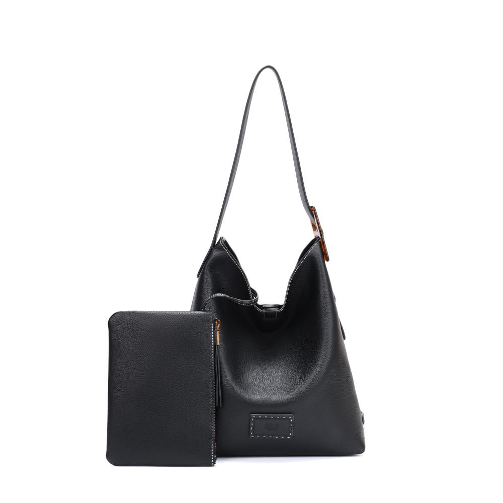 Bolsa Santa Lolla Preta Com Clutch