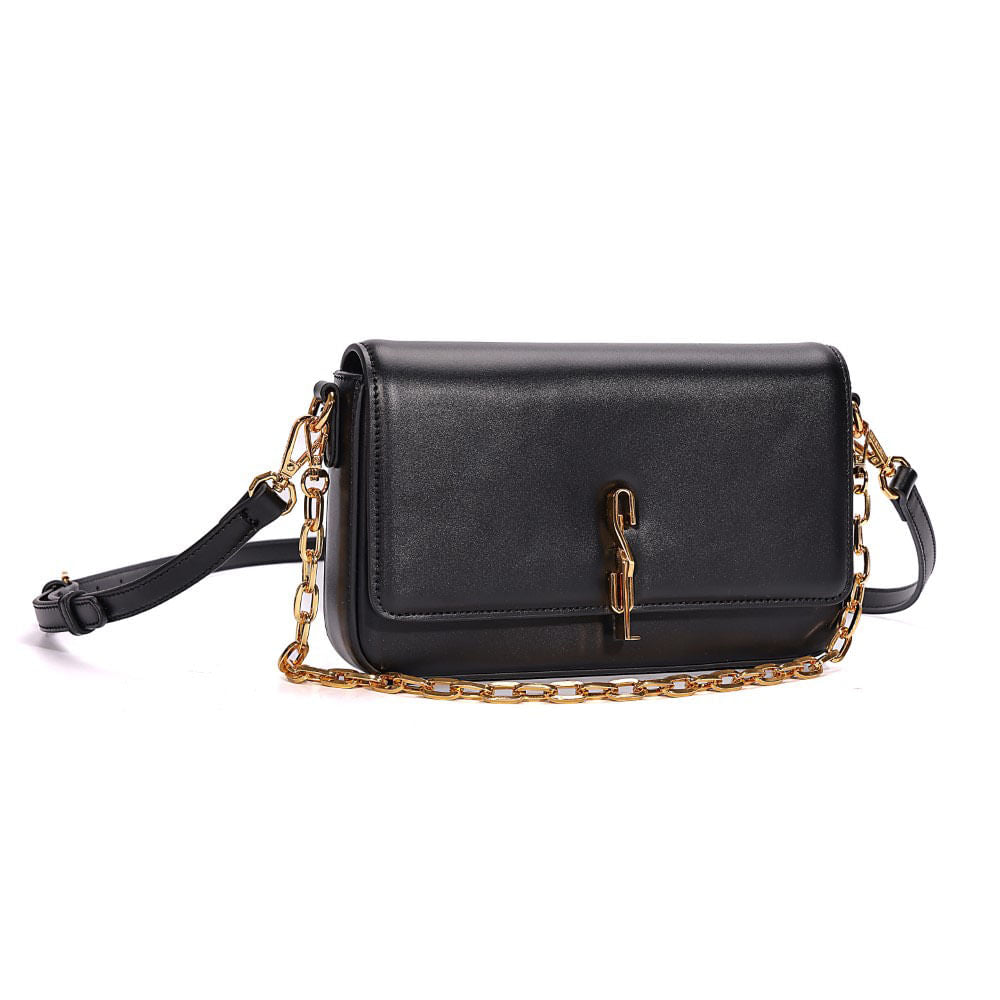 Bolsa Santa Lolla Preta Duas Alças