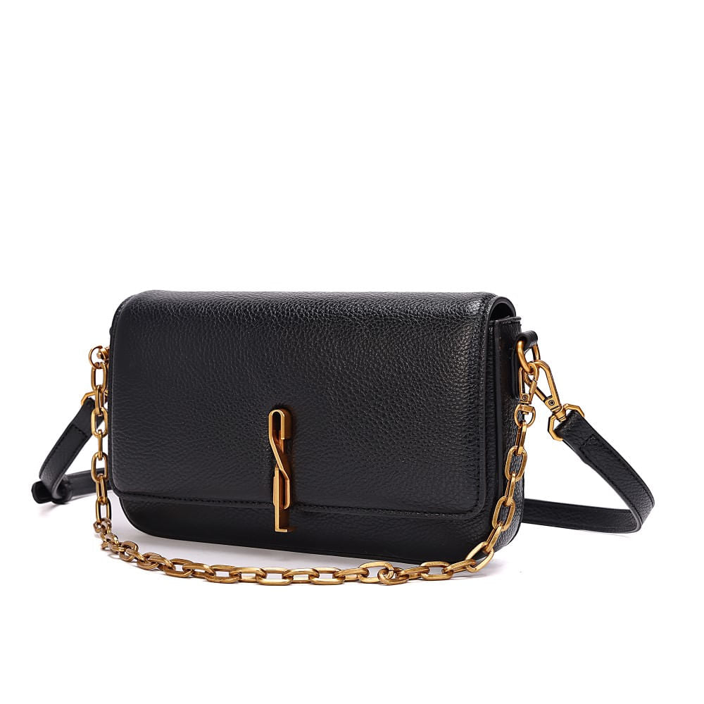 Bolsa Santa Lolla Preta Floater Alça Dupla