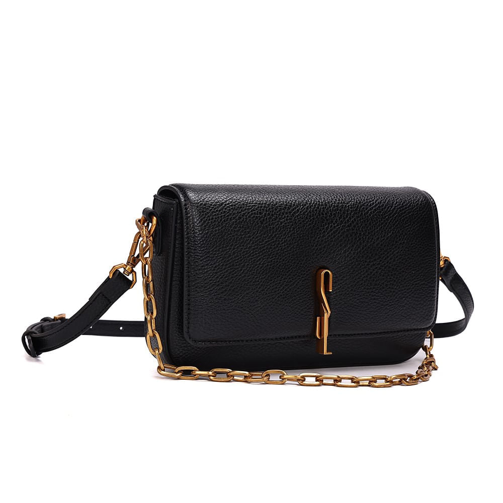 Bolsa Santa Lolla Preta Floater Alça Dupla