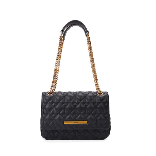 Bolsa Santa Lolla Preta Matelassê Alça Corrente