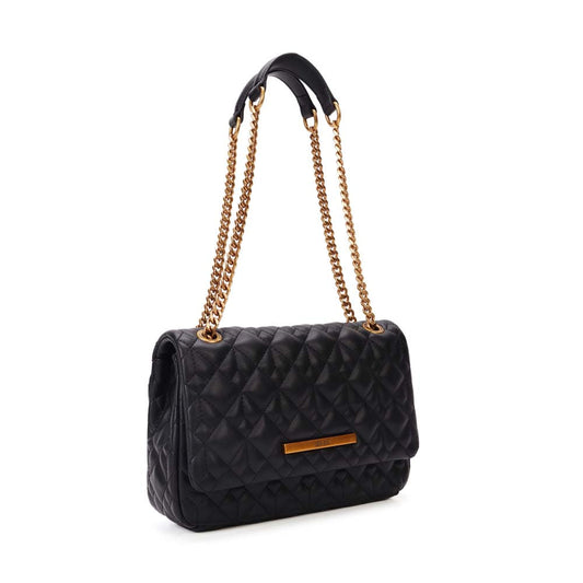 Bolsa Santa Lolla Preta Matelassê Alça Corrente