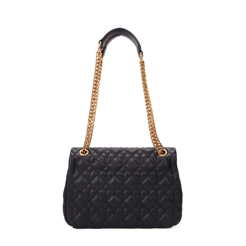 Bolsa Santa Lolla Preta Matelassê Alça Corrente