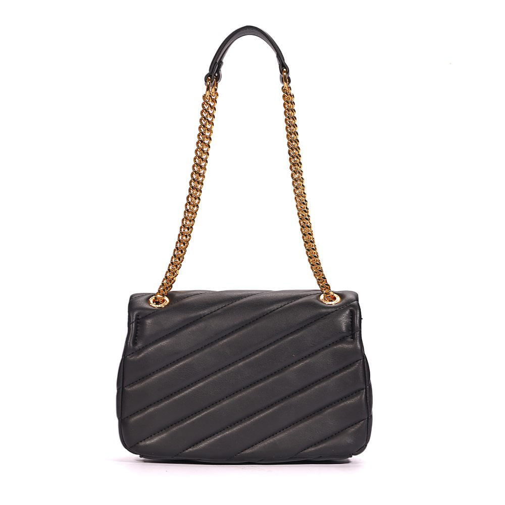 Bolsa Santa Lolla Preta Matelassê Alça De Ombro