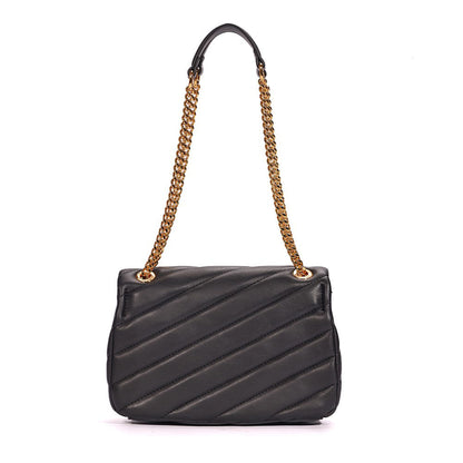 Bolsa Santa Lolla Preta Matelassê Alça De Ombro