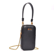 Bolsa Santa Lolla Preta Porta Celular Transversal