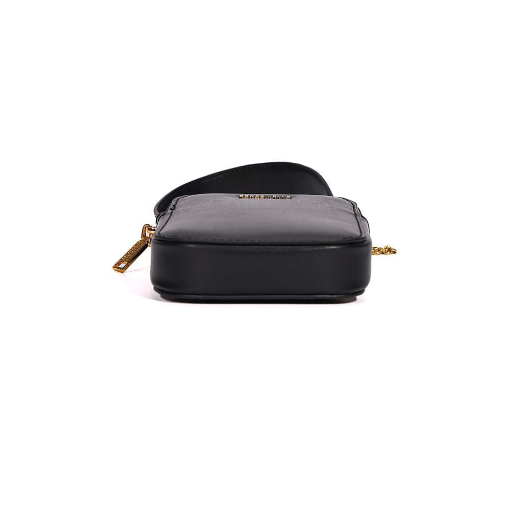 Bolsa Santa Lolla Preta Porta Celular Transversal