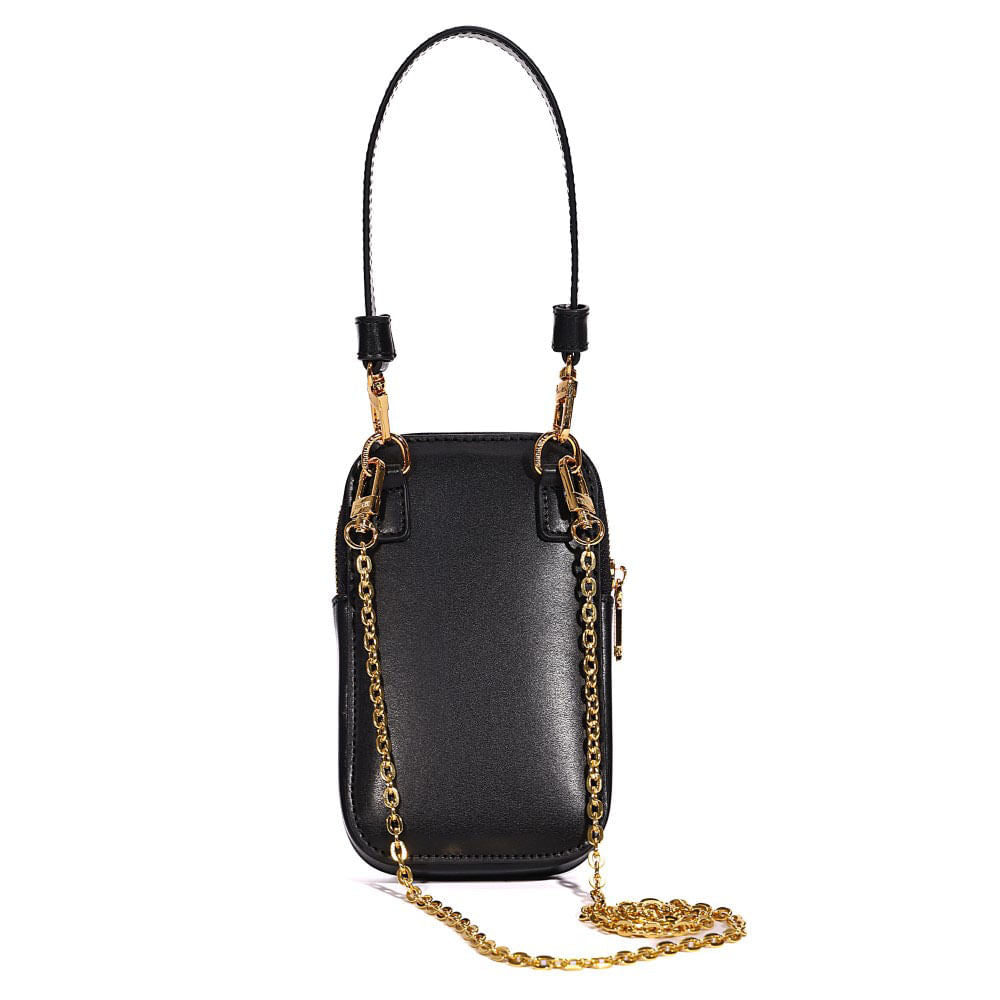 Bolsa Santa Lolla Preta Porta Celular Transversal