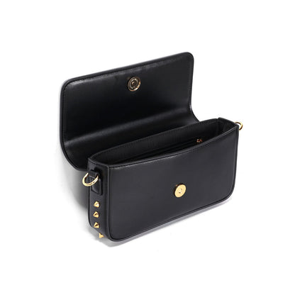 Bolsa Santa Lolla Preta Spikes Alça Dupla