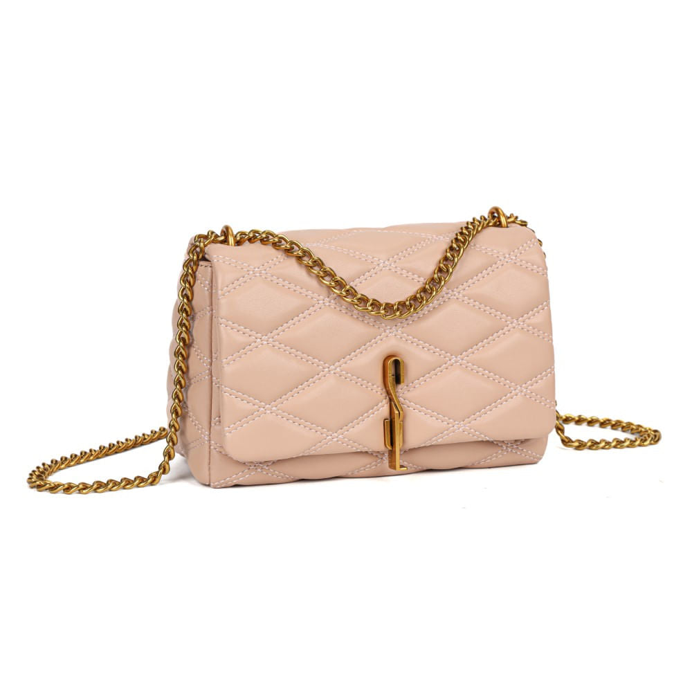 Bolsa Santa Lolla Rosa Alça Corrente Transversal