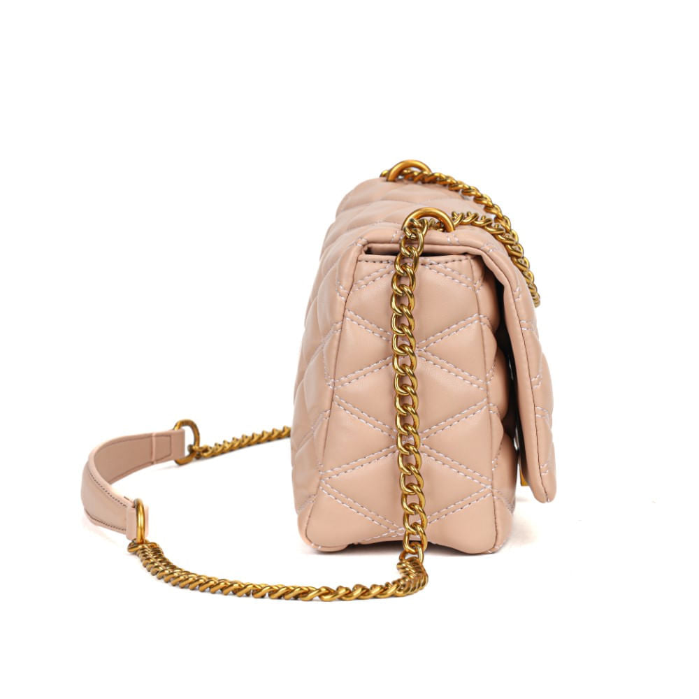 Bolsa Santa Lolla Rosa Alça Corrente Transversal