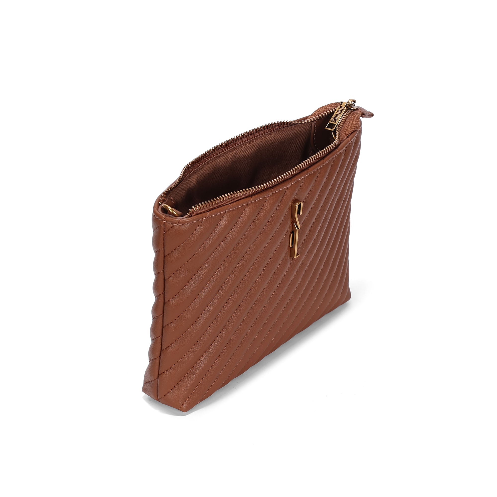 Bolsa Santa Lolla Terracota Matelassê Alça Corrente