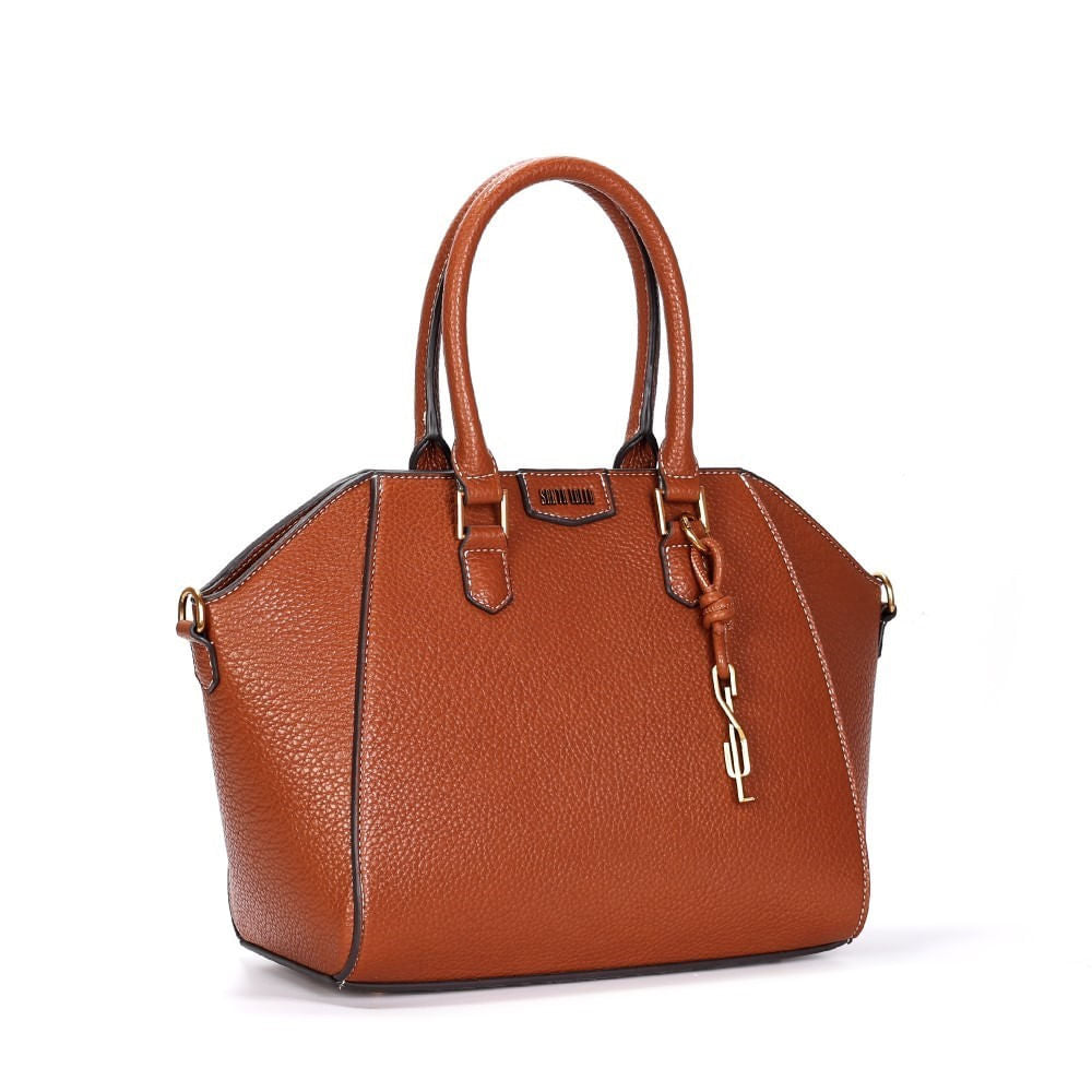 Bolsa Santa Lolla Tote Caramelo Alça Dupla