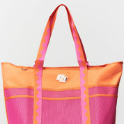 Bolsa Shopper Colcci Laranja Beach Bag Telada