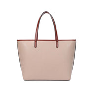 Bolsa Shopper Santa Lolla Bege Alças Marrom