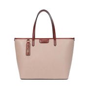 Bolsa Shopper Santa Lolla Bege Alças Marrom