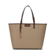 Bolsa Shopper Santa Lolla Bege Canvas
