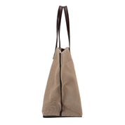 Bolsa Shopper Santa Lolla Bege Tela Alça Ombro