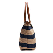 Bolsa Shopper Santa Lolla Bege Tramada Listrada