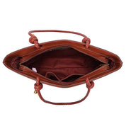 Bolsa Shopper Santa Lolla Bege Tramado Alça Trançada
