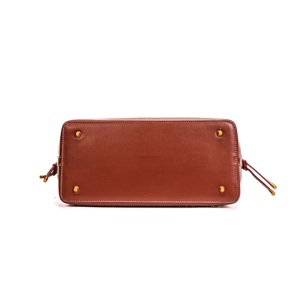 Bolsa Shopper Santa Lolla Bege Tressê Grande