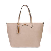 Bolsa Shopper Santa Lolla Bege Vivo Contrastante
