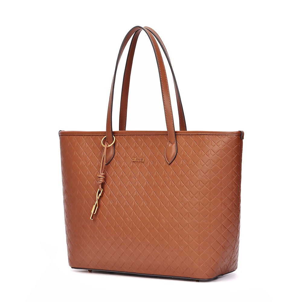 Bolsa Shopper Santa Lolla Caramelo Alça De Ombro