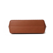 Bolsa Shopper Santa Lolla Caramelo Textura Cubos Alça Ombro
