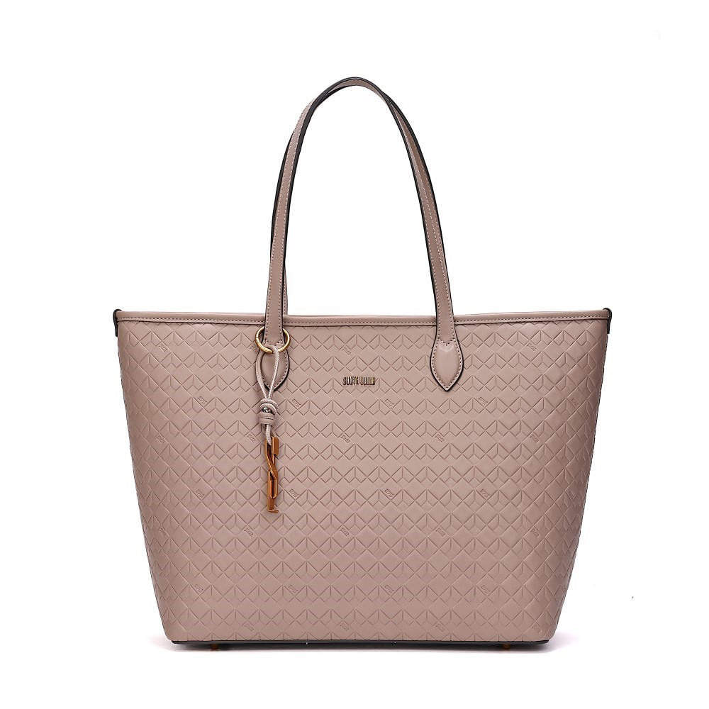 Bolsa Shopper Santa Lolla Cinza Fog Alça De Ombro