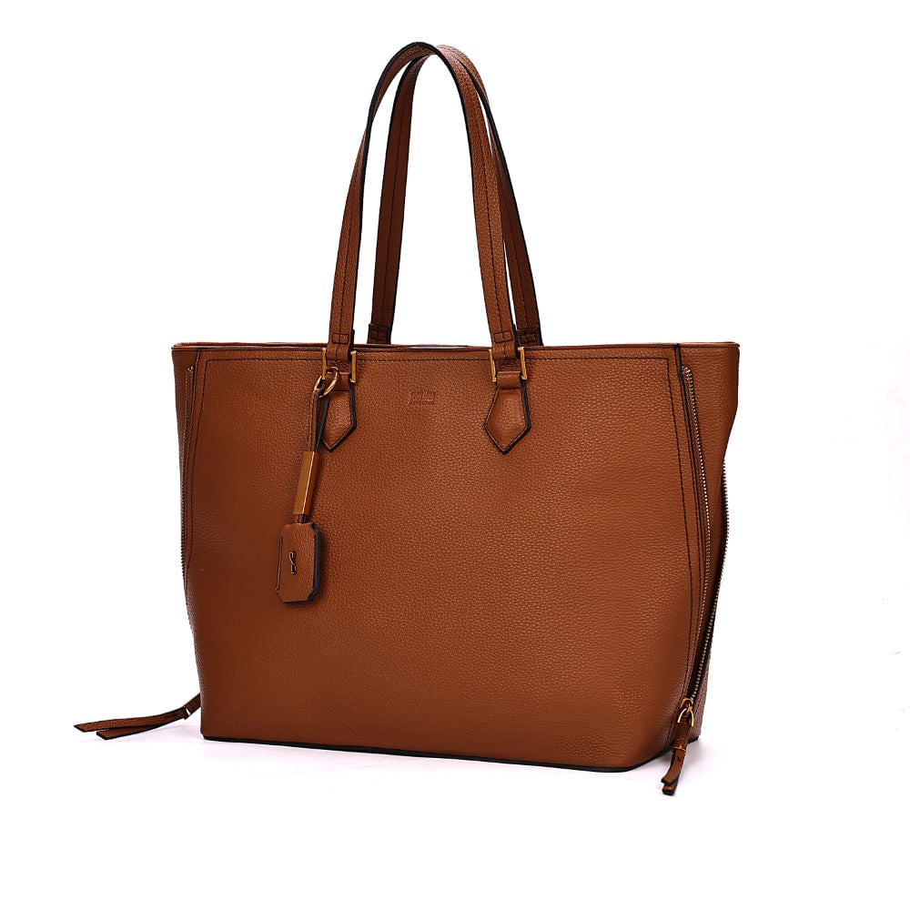 Bolsa Shopper Santa Lolla Marrom 