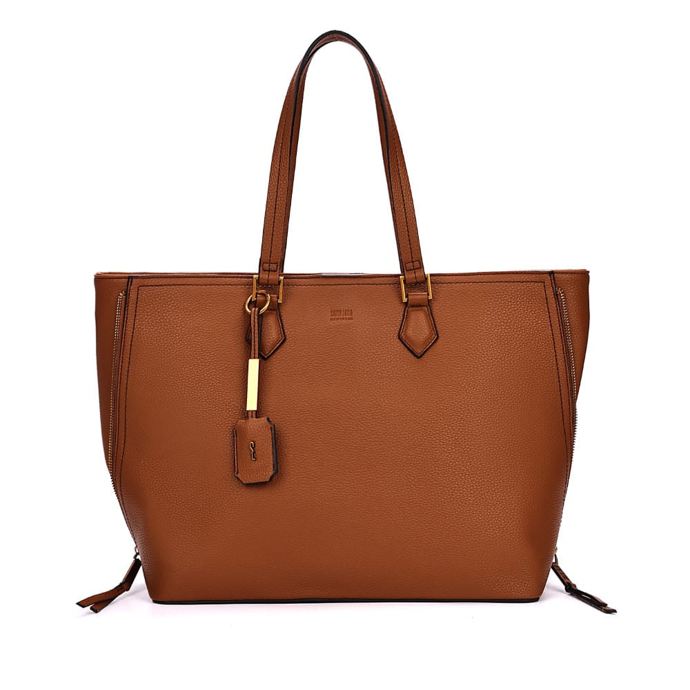 Bolsa Shopper Santa Lolla Marrom 