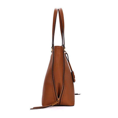 Bolsa Shopper Santa Lolla Marrom 