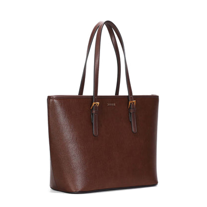 Bolsa Shopper Santa Lolla Marrom Alça Ombro