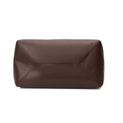 Bolsa Shopper Santa Lolla Marrom Floater Zíperes