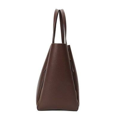 Bolsa Shopper Santa Lolla Marrom Floater Zíperes