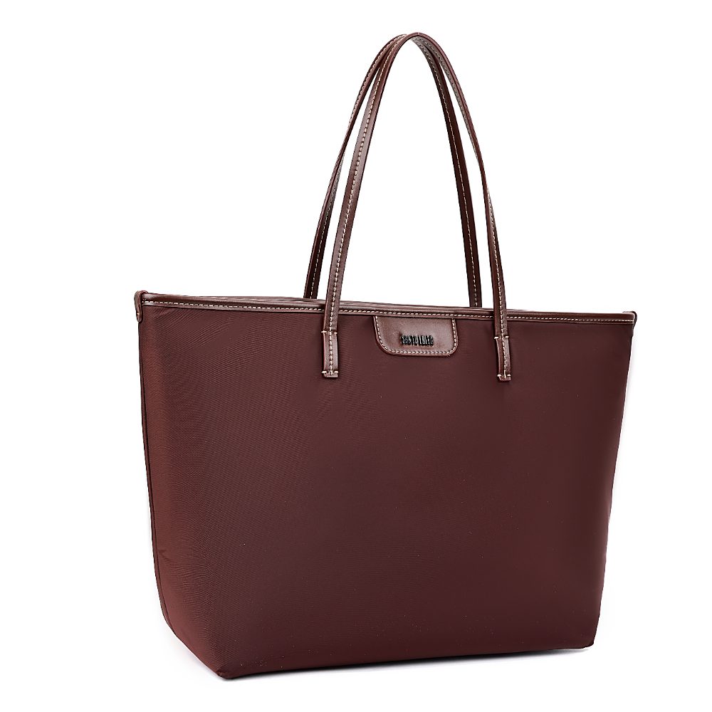 Bolsa Shopper Santa Lolla Marrom Texturizada Grande