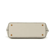 Bolsa Shopper Santa Lolla Off White Viés Caramelo
