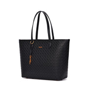 Bolsa Shopper Santa Lolla Preta Alça De Ombro